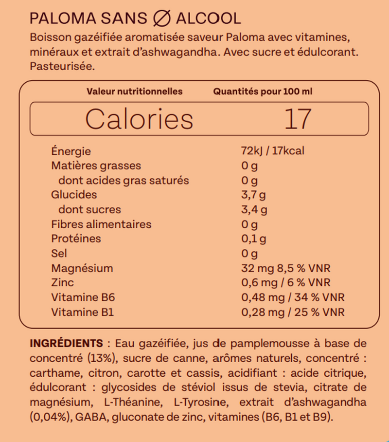 Back Label